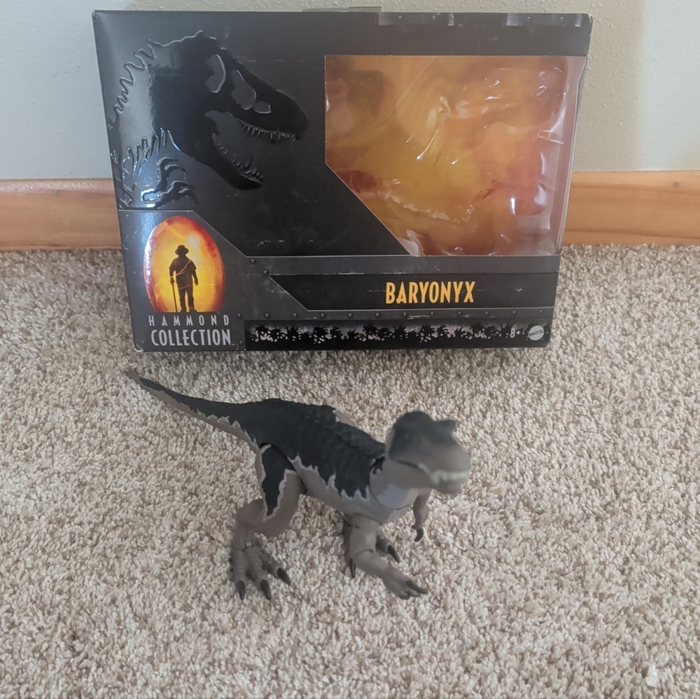 John Hammond Jurassic World Baryonyx Dinosaur Figure